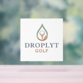 Enseigne en acrylique Droplyt Golf Signature (Neutre)