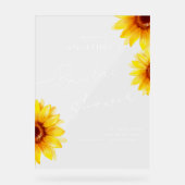 Enseigne en acrylique pour enterrement de vie de j (Recto)