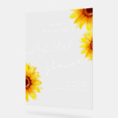 Enseigne en acrylique pour enterrement de vie de j (Angle)