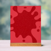 Enseigne en Acrylique Tomato Red Splash – Présenta (Neutre)