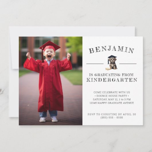 Enseignement de la maternelle Invitation d'examen  (Devant)