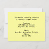 ENSEIGNEMENT DES ENFANTS ENTREPRISES INVITATION DE (Dos)