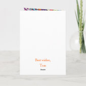 Enseigner. Aimer. Inspirer. Carte de Professeur St (Dos)