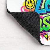 Enseigner. Aimer. Inspirer. Tapis de souris graffi (Coin)