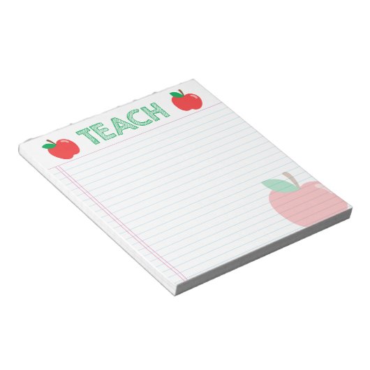 ENSEIGNER Bloc-notes Apple (Incliné)
