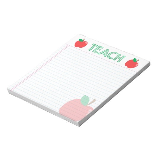 ENSEIGNER Bloc-notes Apple (Tourné)