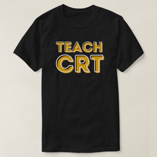 Enseigner CRT BHM T-Shirt (Design devant)