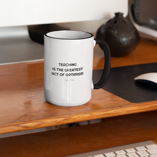 Enseigner la Mug de l'enseignant Changement