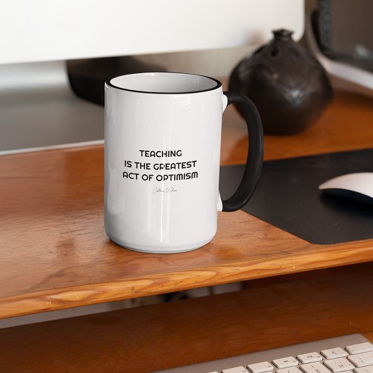 Enseigner la Mug de l'enseignant Changement