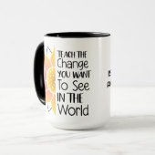 Enseigner la Mug de l'enseignant Changement (Devant gauche)