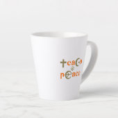 Enseigner la Paix | Mug à Latte (Angle droit)