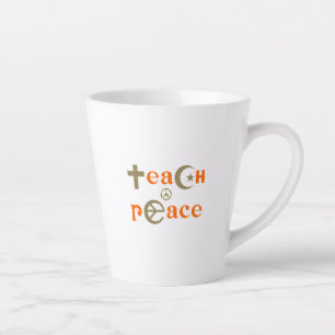 Enseigner la Paix Mug à Latte