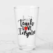 Enseigner l'amour inspire le verre d'occupation (Dos)