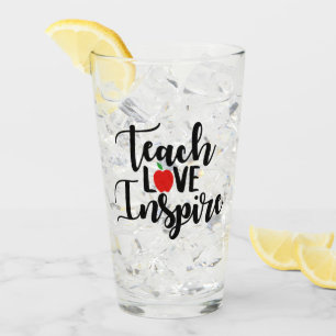 Enseigner l'amour inspire le verre d'occupation