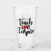 Enseigner l'amour inspire le verre d'occupation (Devant)