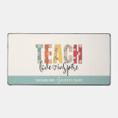 Enseigner l'amour Inspirer Jour de l'enseignant Ap (Recto)