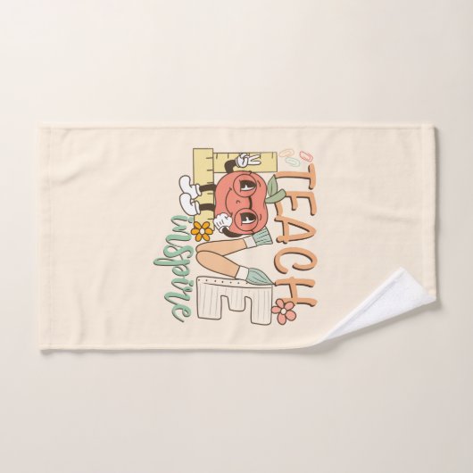 Enseigner l'inspiration de l'amour - fournitures s (Serviette à main)