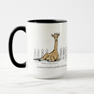Enseigner une girafe à la danse celtique 15oz Mug