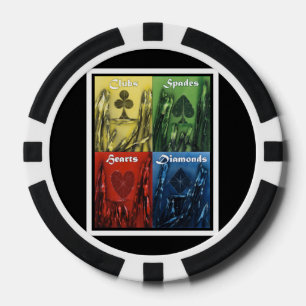 Enseignes de Cartes à Jouer Jetons de Poker