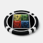 Enseignes de Cartes à Jouer Jetons de Poker (Simple)