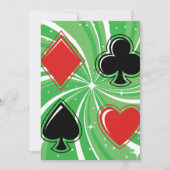 Enseignes de cartes rétro Rouge vibrant et Noir (Devant)