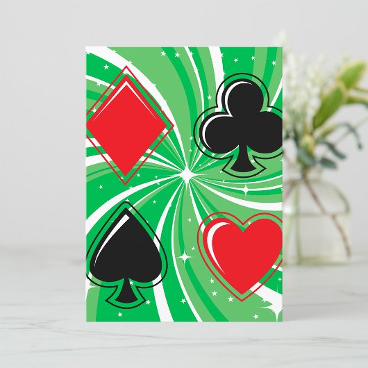 Enseignes de cartes rétro Rouge vibrant et Noir