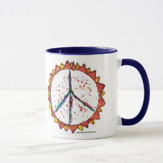 Enseignez la paix 15oz. Tasse
