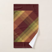 Ensemble abstrait de serviette de salle de bains (Serviette à main)