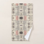 Ensemble abstrait moderne de serviette de tissu de (Serviette à main)