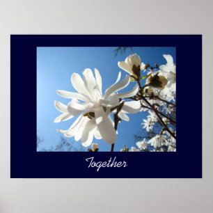 Ensemble affiche d'art Inspiration Blue Sky Magnol