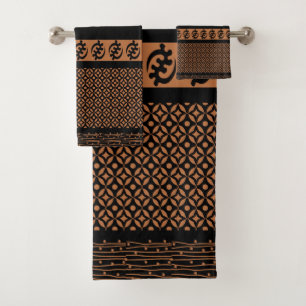 Ensemble africain de serviette de mélange de moti