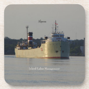 Ensemble Alpena de 6 dessous de verre en plastique