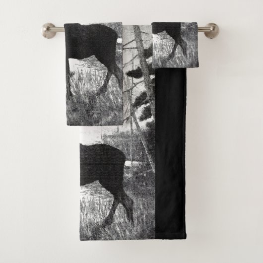 Ensemble animal de serviette de Bath d'art de (En situation)