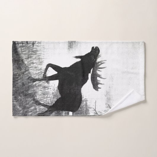 Ensemble animal de serviette de Bath d'art de (Serviette à main)