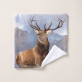 Ensemble animal de serviette de Bath d'art de (Gant de toilette)