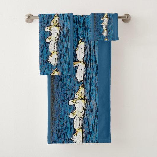 Ensemble animal de serviette de Bath de faune (En situation)