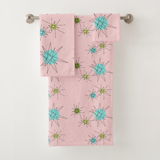 Ensemble atomique iconique rose de serviette de (En situation)