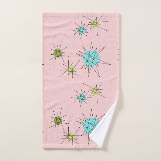 Ensemble atomique iconique rose de serviette de (Serviette à main)