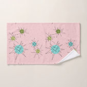 Ensemble atomique iconique rose de serviette de (Serviette à main)