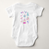 Ensemble barboteuse bébé explorateur mignon (Dos)