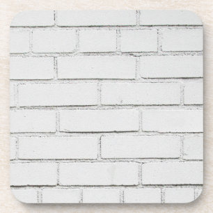 ensemble blanc de dessous de verre de brique