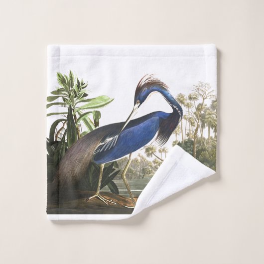 Ensemble bleu de serviette de Bath de faune (Gant de toilette)