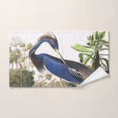 Ensemble bleu de serviette de Bath de faune (Serviette à main)