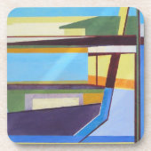 Ensemble bleu multi de dessous de verre (Devant)