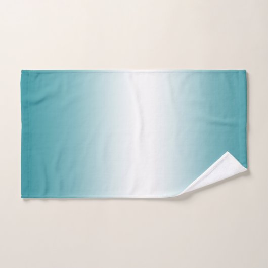 Ensemble bleu turquoise de serviette de Bath de (Serviette à main)