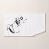 Ensemble Brown de serviette de Bath de port de (Serviette à main)