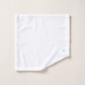 Ensemble-cadeau de bain à monogramme initial lettr (Gant de toilette)