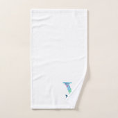 Ensemble cadeau de bain à monogramme initial lettr (Serviette à main)