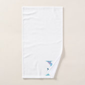 Ensemble-cadeau de bain à monogramme initial X (Serviette à main)