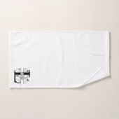 Ensemble cadeau de bain à monogramme initiale lett (Serviette à main)